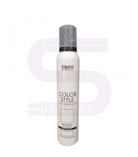 Saphir Professional - Color style mousse colorata antigiallo 200ml