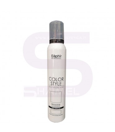 Saphir Professional - Color style mousse colorata antigiallo 200ml