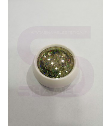 Coriandoli glitter nail art 1