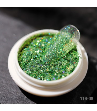 Coriandoli glitter nail art 3