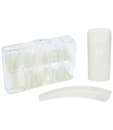 BeautyTech - 100 Tips naturale forma angolo piatto 10 misure