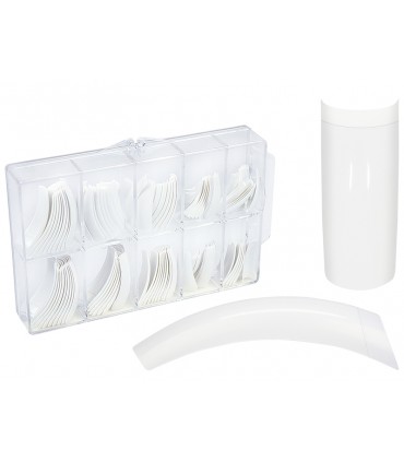BeautyTech - 100 Tips bianco scalino corto forma artiglio 10 misure