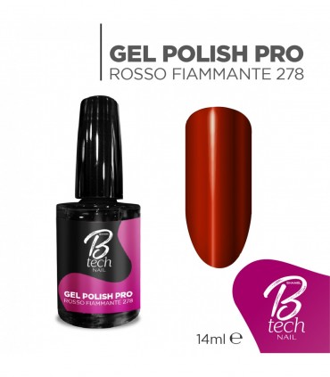 Semipermanente unghie GelPolishPro 278 Rosso fiammante