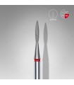 Punta diamantata Fiamma Appuntita, rosso, diametro 1.6 mm - lunghezza punta 8 mm