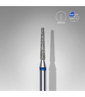 Punta diamantata Tronco, blu, diametro 1.6 mm - lunghezza punta 10 mm