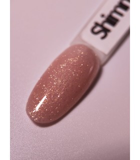 Base Rubber unghie Shimmy glitter ad alta densità 15ml Shimmer 9