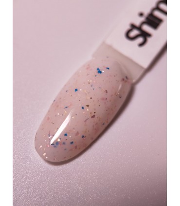 Base Rubber unghie Shimmy glitter ad alta densità 15ml Sakura 1