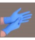 Guanti nitrile blu - 100 taglia S