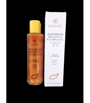 Bionell - Olio secco idratante illuminante 100ml