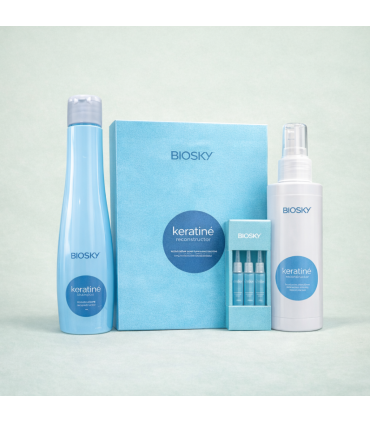 Kit Ricostruzione Cheratina — Trattamento Intensivo Capelli Rovinati