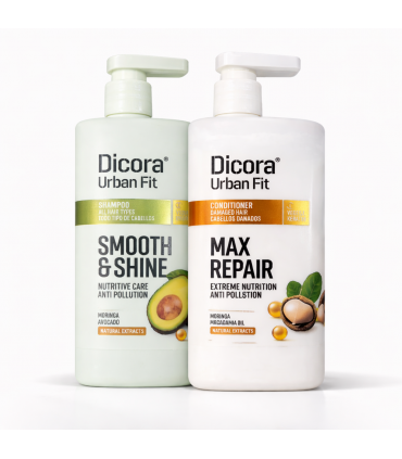 Dicora - Kit Shampoo + Balsamo Nutre&Ripara 2 x 800 ml