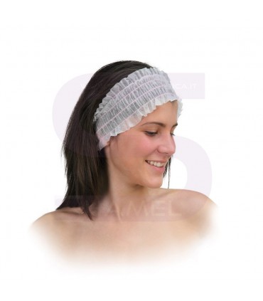 Fasce elastiche capelli TNT 100 pezzi