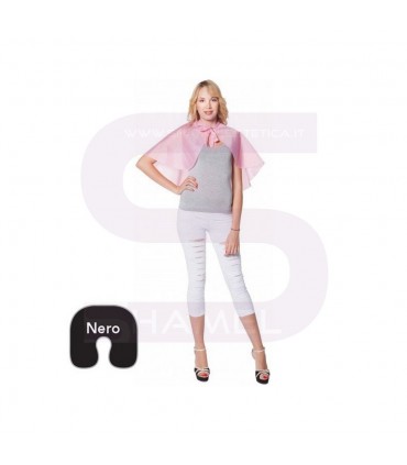 MPHAIR - MANTELLINA NERO PIEGA NYLON