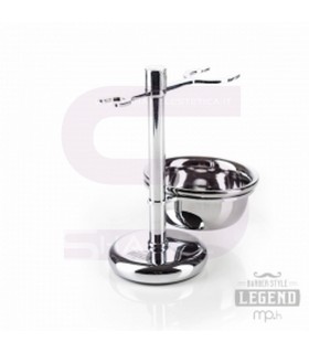 MPHAIR - SET RASATURA CON CIOTOLA - ACCIAIO INOX